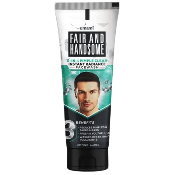 FAIR AND H-SOME FACE WASH PIMPLE CLEAR INDIAN 50 GM