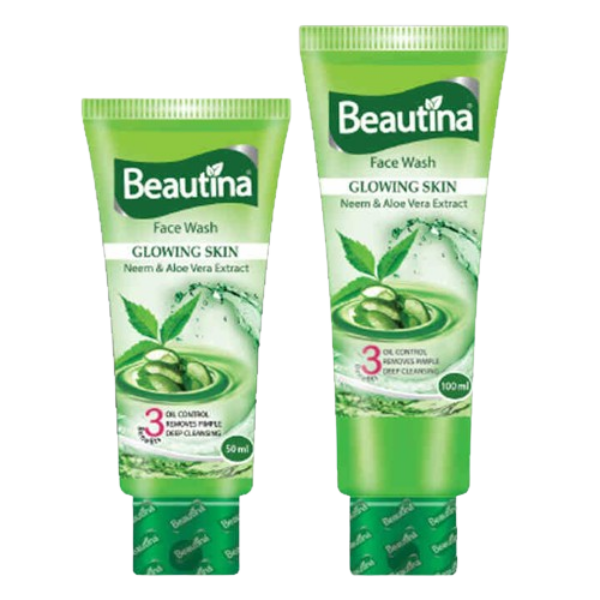 BEAUTINA FACEWASH GLOWING SKIN 50 ML