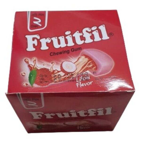 BOX FRUITFIL CHEWIN GUM LITCHI FLAVOR