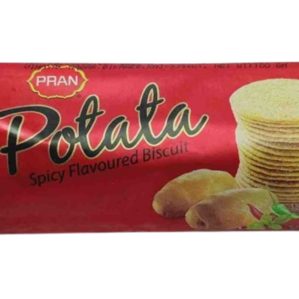 PRAN POTATA SPICY BISCUIT 100 GM