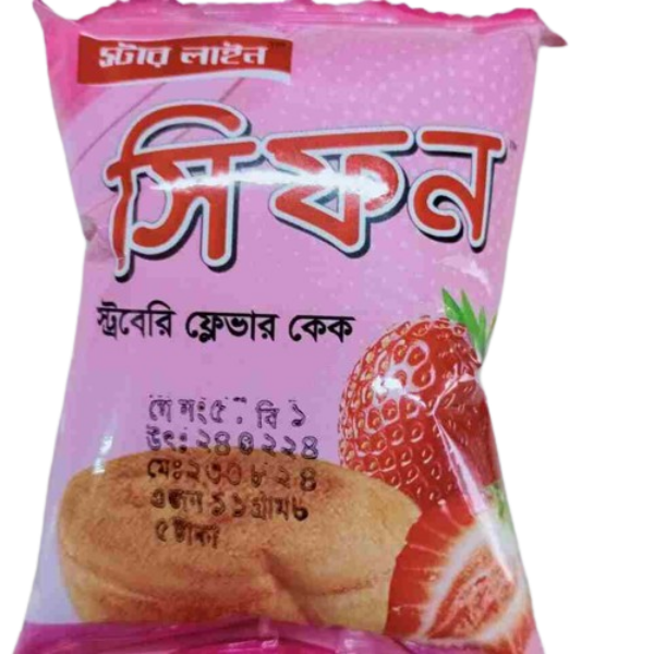 সিফন স্ট্রবেরি ফ্লেভার কেক ১১ গ্রাম