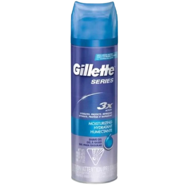 GILLETTE SERIES  MOISTURIZING SHAVE GEL 195GM