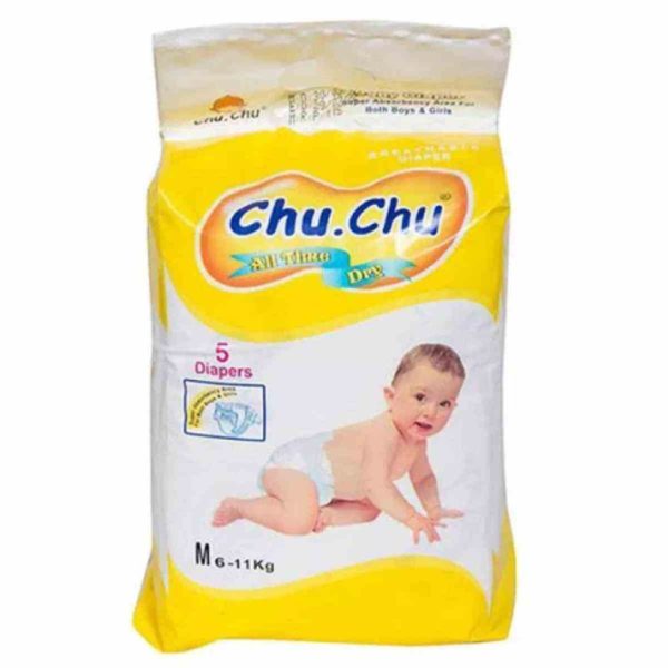 CHU.CHU BABY DIAPERS 5PCS / M