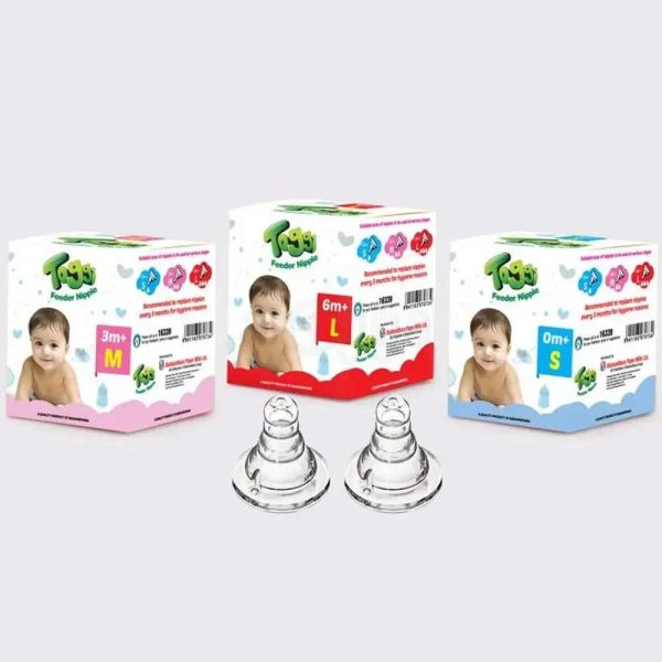 TOGGI FEEDER NIPPLE 3M+ M