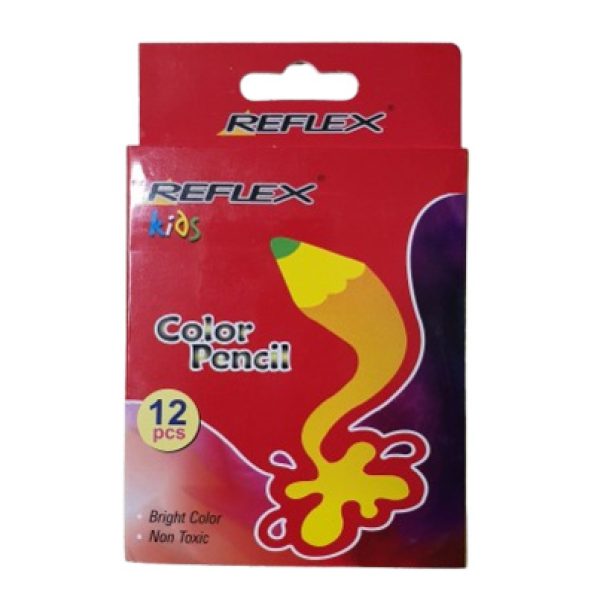 REFLEX KIDS COLOR PENCIL HALF SIZE 12PCS