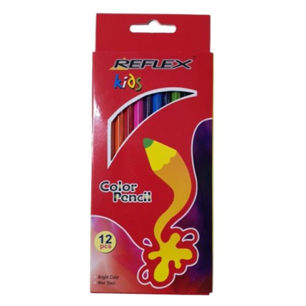 REFLEX KIDS COLOR PENCIL FULL SIZE 12PCS