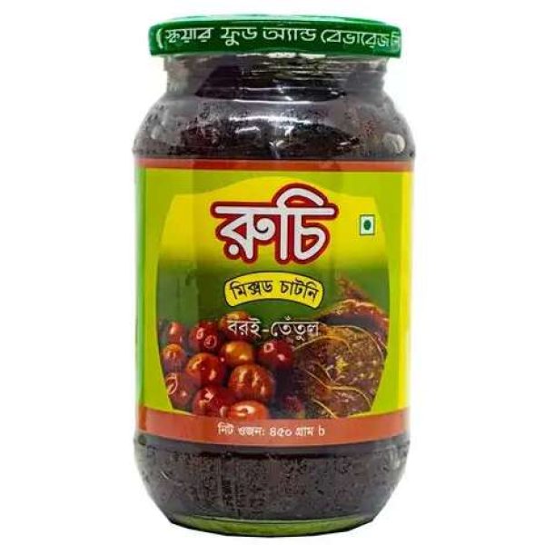 রুচি মিক্সড চাটনি বরই-তেঁতুল ৪৫০ গ্রাম