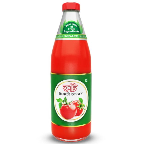 রুচি হট টমেটো কেচাপ ৩৫০ গ্রাম
