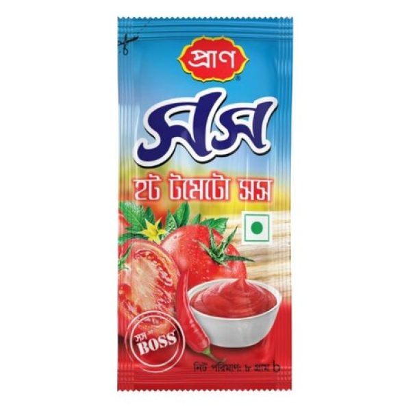 প্রাণ হট টমেটো সস মিনি ৮গ্রাম