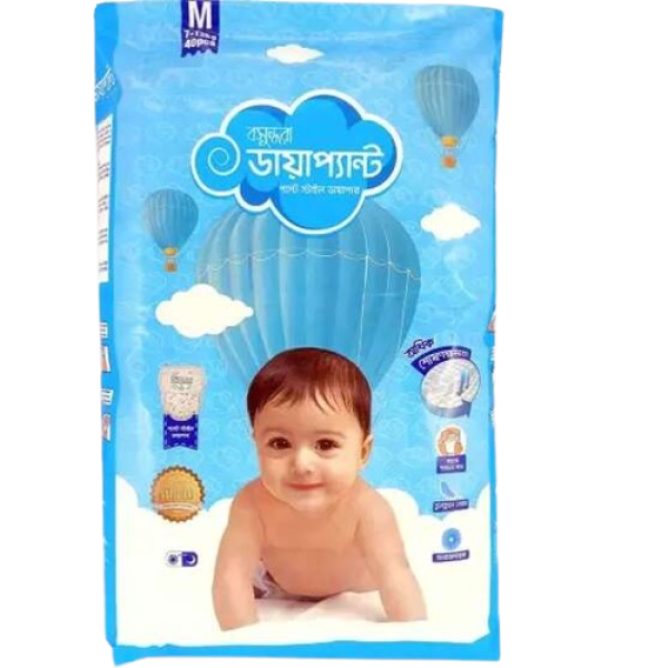 বসুন্ধরা বেবি ডায়াপ্যান্ট ৫পিস M