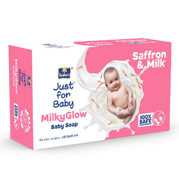 JUST FOR BABY MILKY GLOW BABY SOAP 75GM