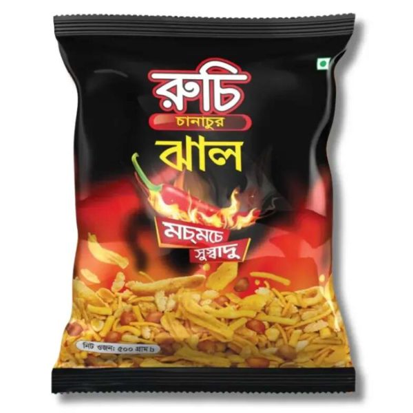 রুচি চানাচুর ঝাল ৫০০গ্রাম