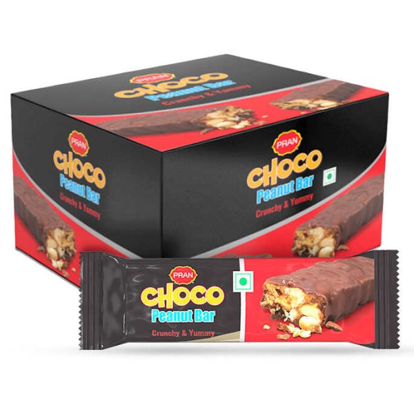 PRAN CHOCO PEANUT BAR CRUNCHY & YUMMY 25GM