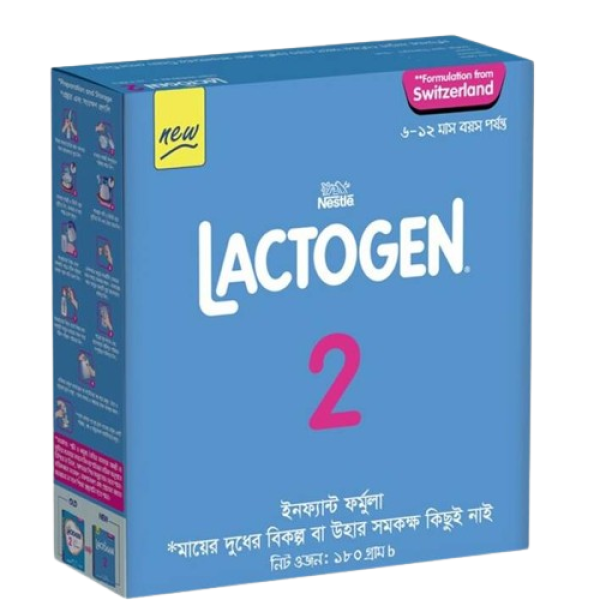 NESTLE LACTOGEN 2 MILK 180GM
