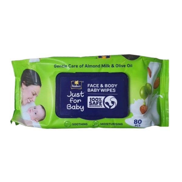 PARACHUTE JUST FOR BABY WIPES 80PCS