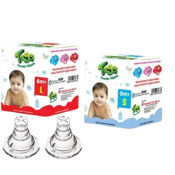 TOGGI FEEDER NIPPLE 0M+ S