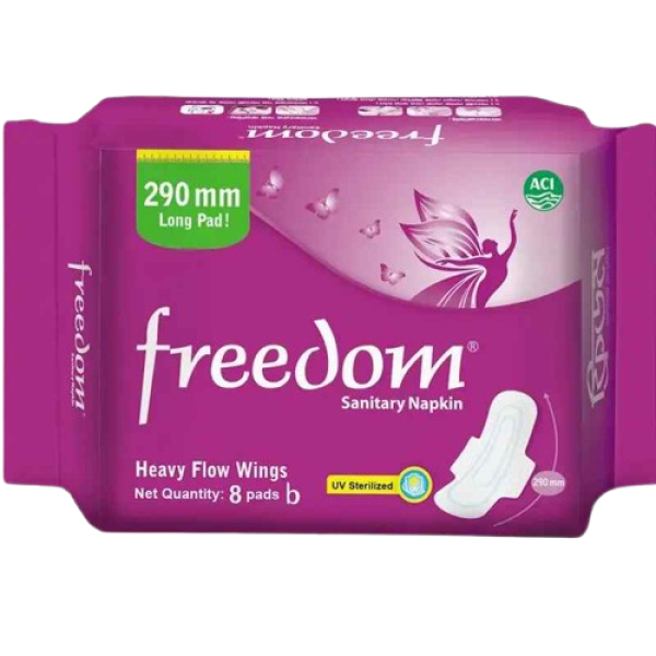 FREEDOM SANITARY NAPKIN 290 MM 8 PADS