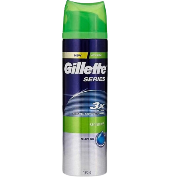 GILLETTE SERIES SENSITIVE SKIN SHAVE GEL 195GM
